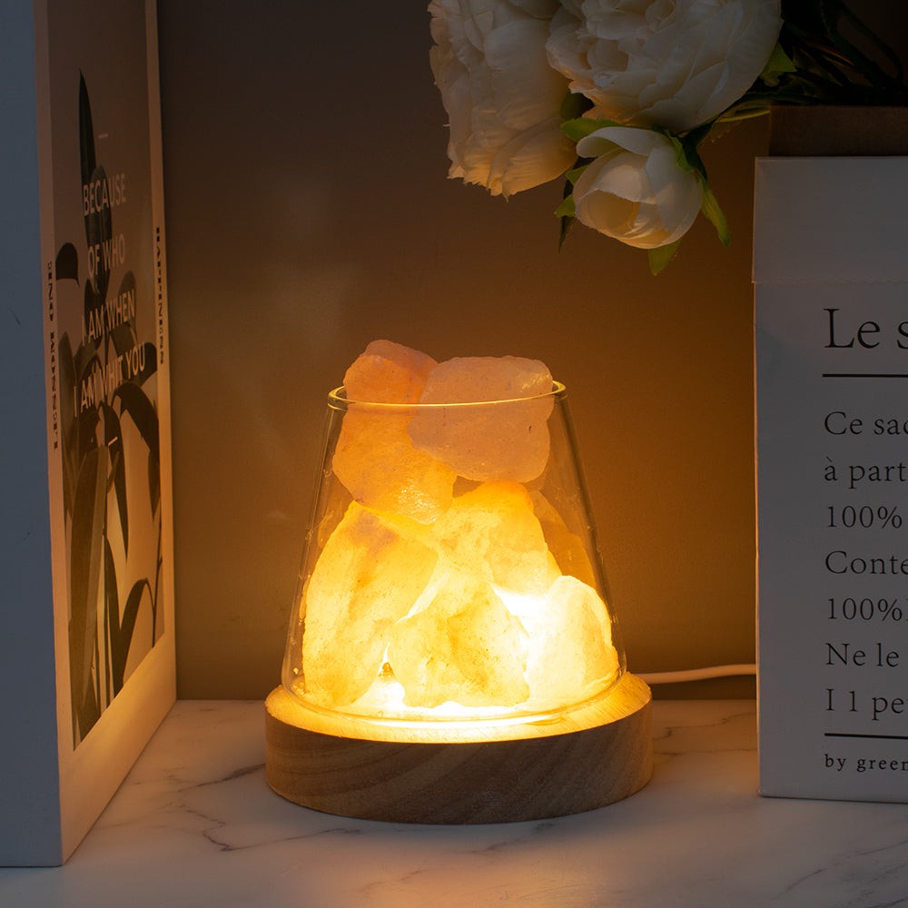 Raw Gemstone Essential Oil Diffuser With Light – MindfulSouls