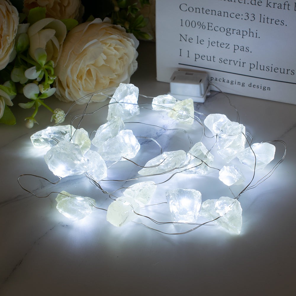 Natural Gemstone Festive String Light Decoration – MindfulSouls