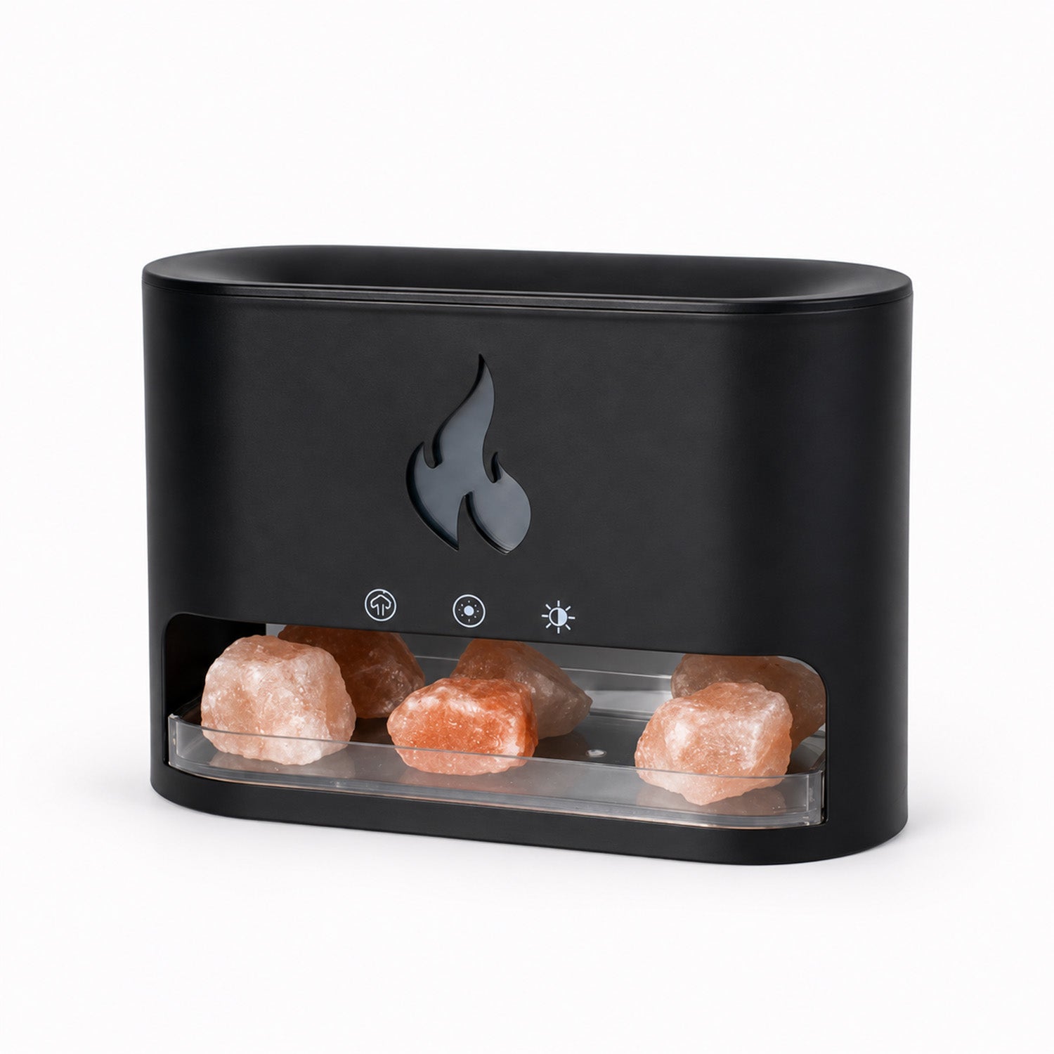 Himalayan Salt Fireplace Humidifier Lamp