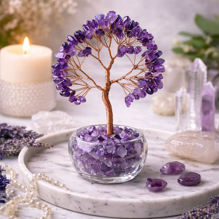 Crystal Money Tree for Abundance & Prosperity