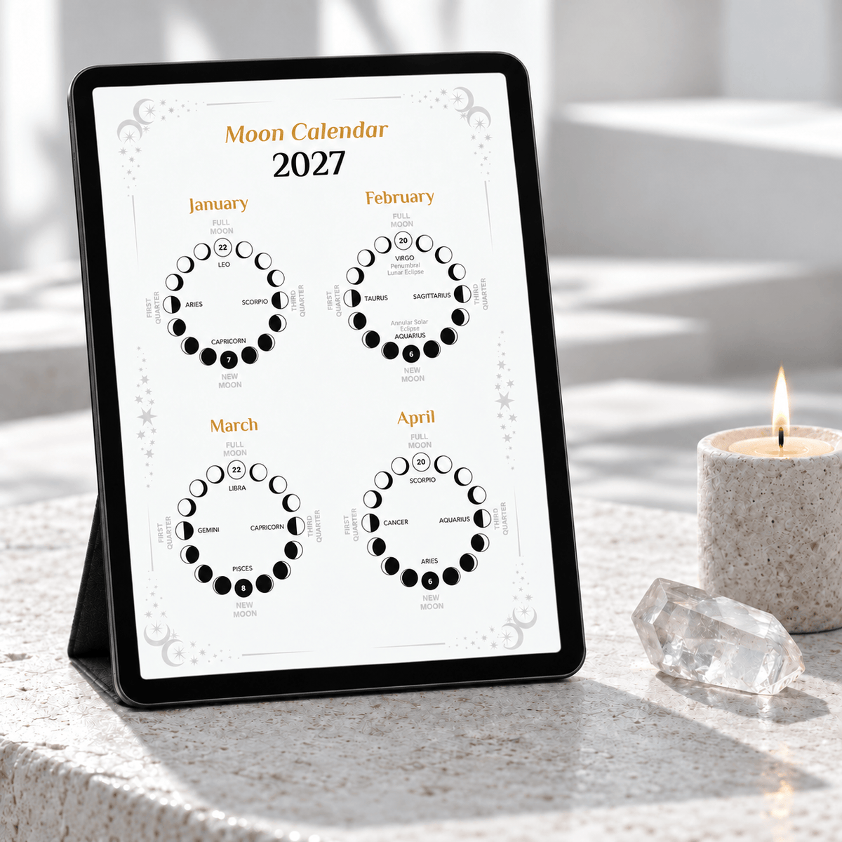 Digital Lunar Guide For 2027