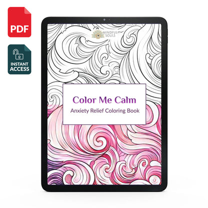 Anxiety Relief Printable Coloring eBook