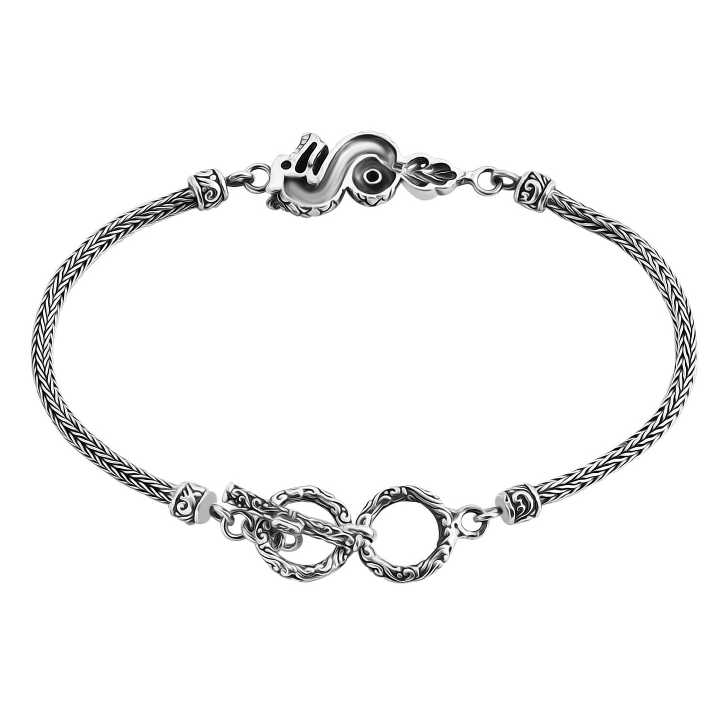 Sterling Silver Balinese Elephant Bracelet – Wear Your Inner Power