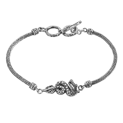 Sterling Silver Balinese Elephant Bracelet – Wear Your Inner Power