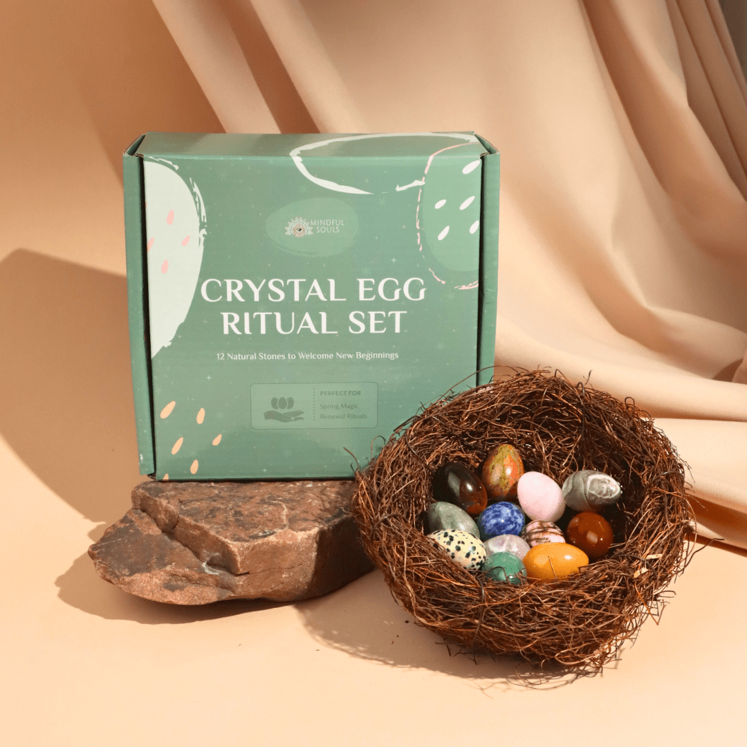 Easter Crystal Egg Ritual Set: 12 Powers of Renewal