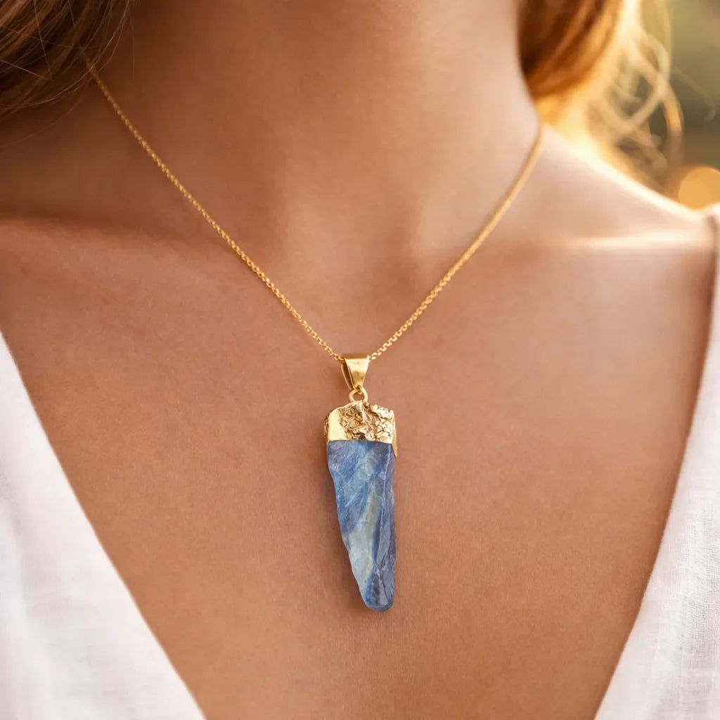 Mystical Blue Kyanite Pendant — Align, Express & Inspire
