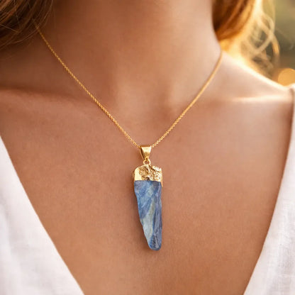 Mystical Blue Kyanite Pendant — Align, Express & Inspire