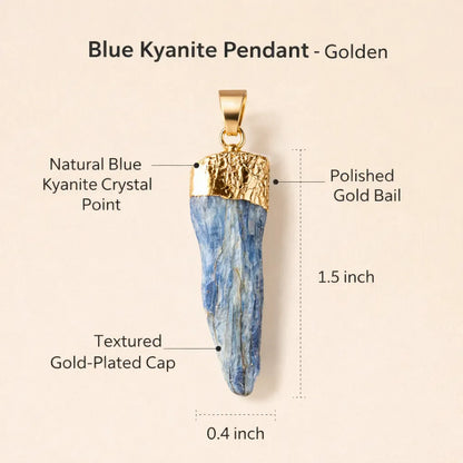 Mystical Blue Kyanite Pendant — Align, Express & Inspire