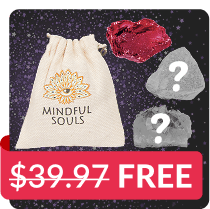 Crystal Mystery Bag With Ruby Inside - FREE Gift