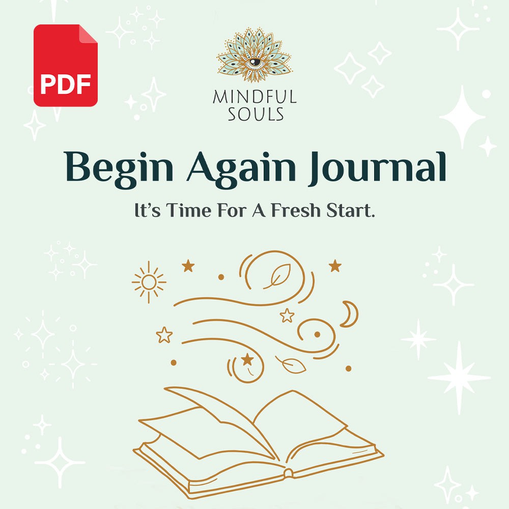 Printable Mental Health Planner Begin Again MindfulSouls Printable mental health planner begin again mindfulsouls
