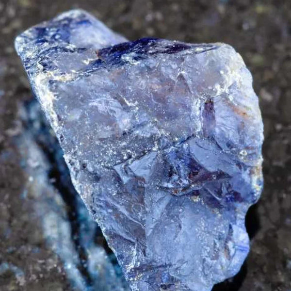 Iolite crystals