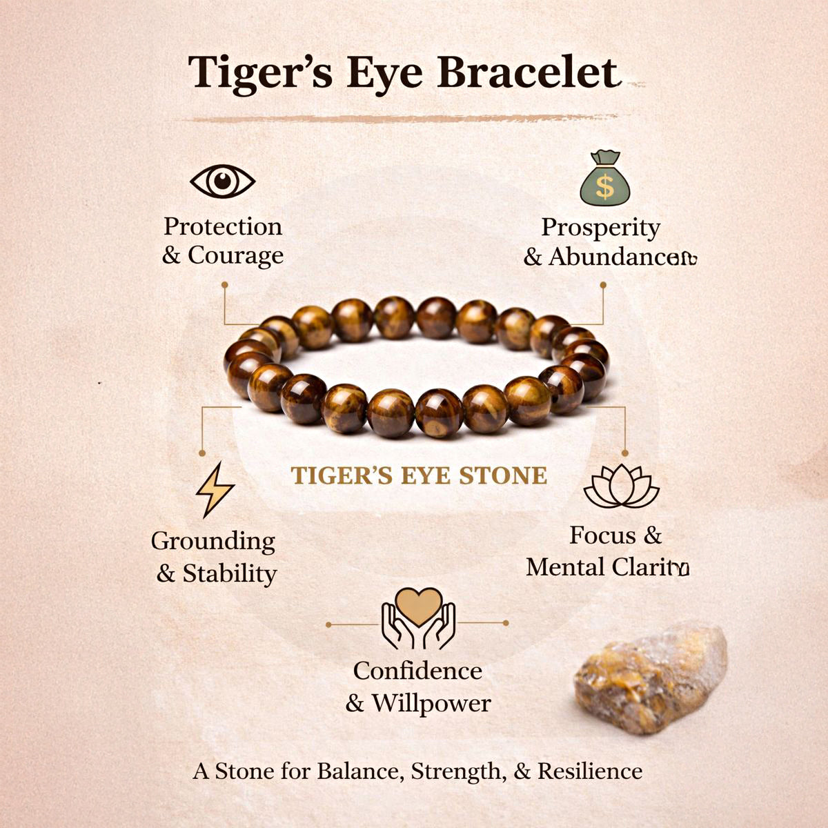 Empowered Energy Bracelet with Natural Stones