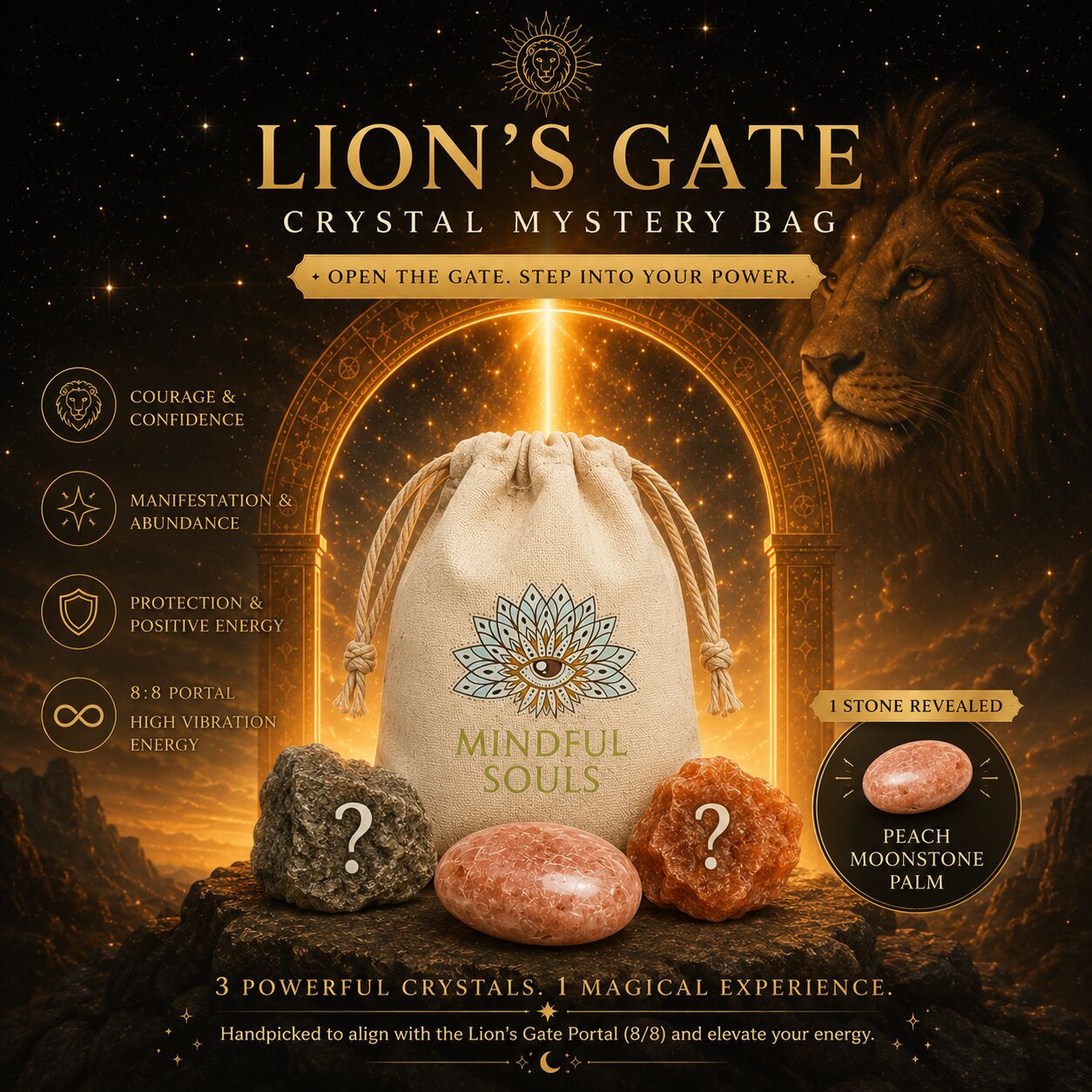 Crystal Mystery Bag: Lion’s Gate Portal Edition
