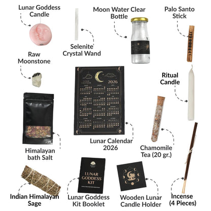 Lunar Goddess Kit + FREE Digital Lunar Guide For 2026