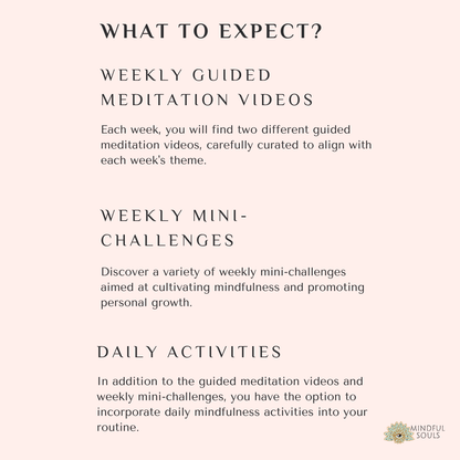 30 Day Printable Meditation Challenge Guide