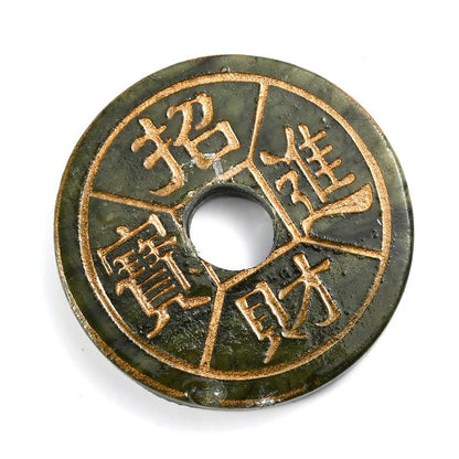 Hand Carved Feng Shui Wealth Money Toad Frog Serpentine