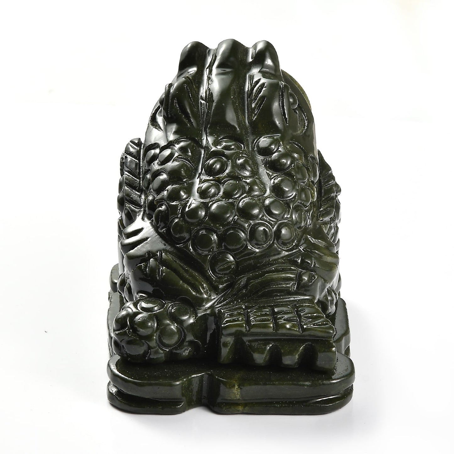 Hand Carved Feng Shui Wealth Money Toad Frog Serpentine