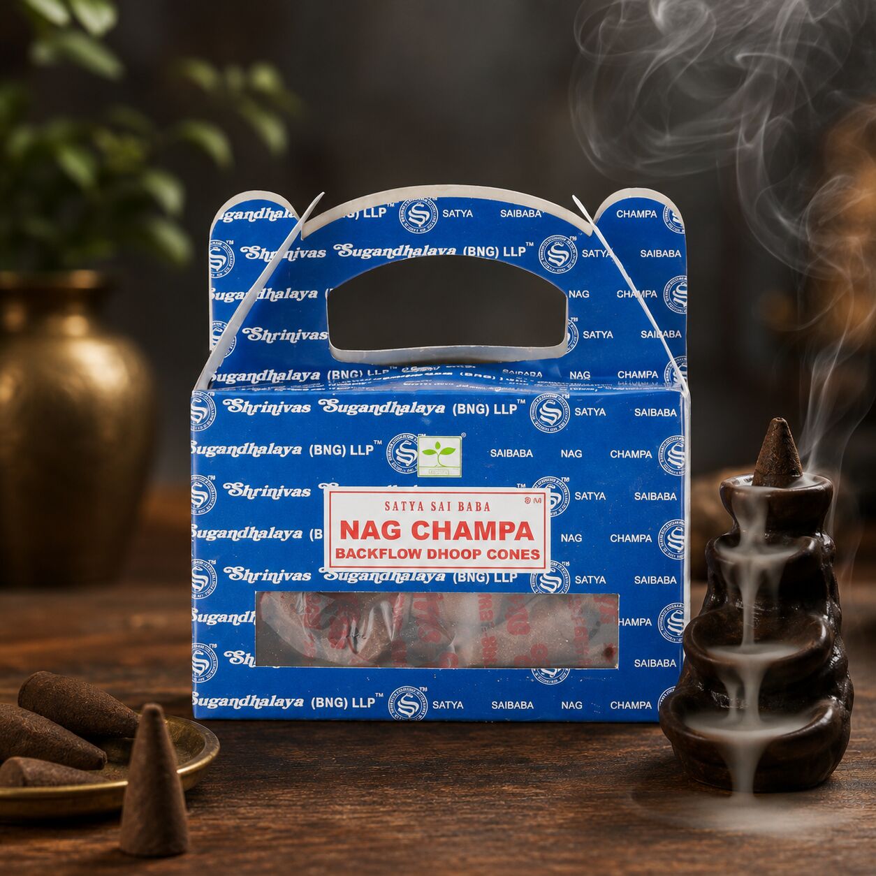 Assorted Backflow Incense Cones – 144 Cones