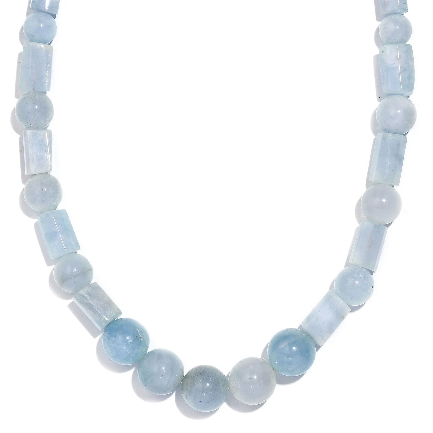 Natural Aquamarine Necklace – A Symbol of Peace & Clarity (18 inches)