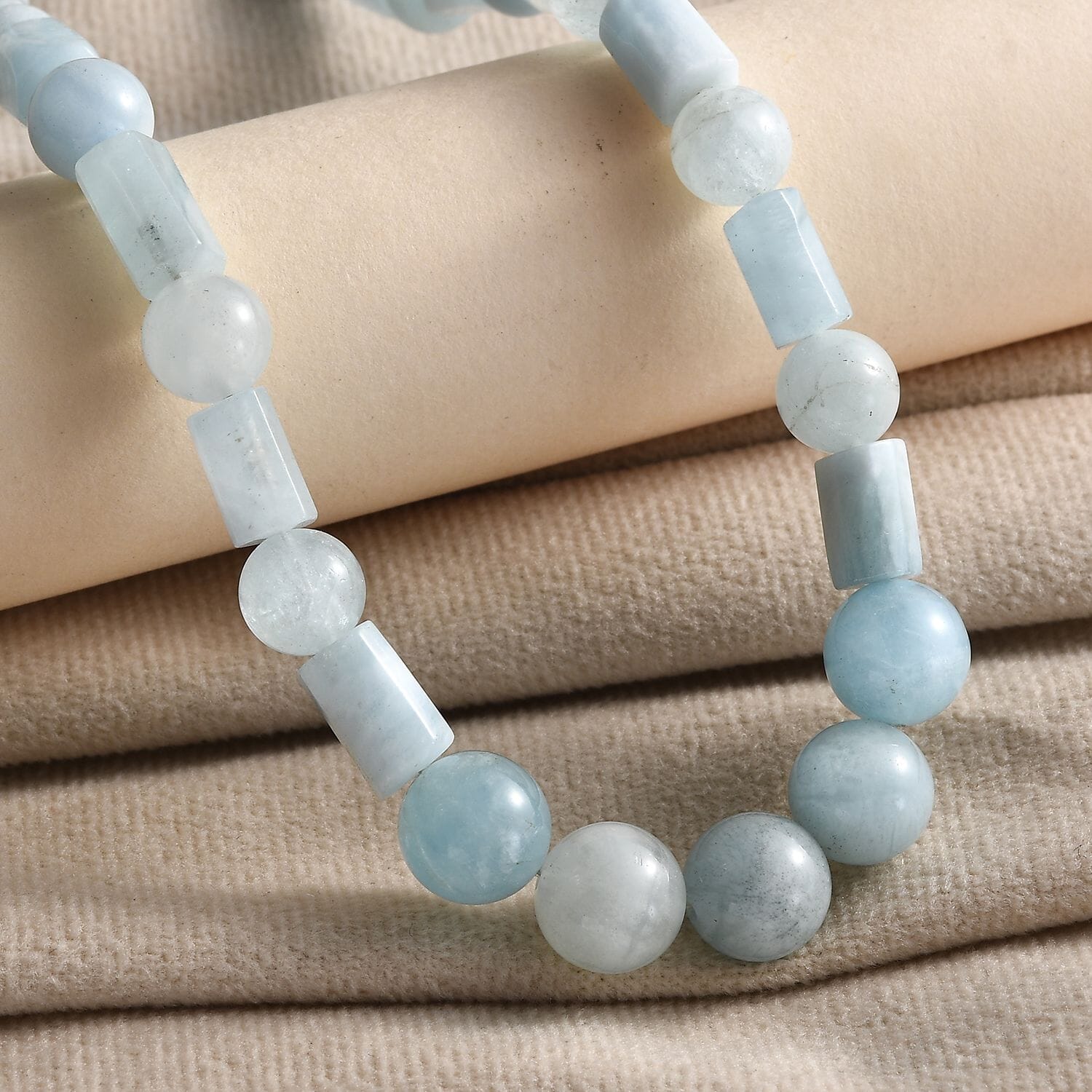 Natural Aquamarine Necklace – A Symbol of Peace & Clarity (18 inches)