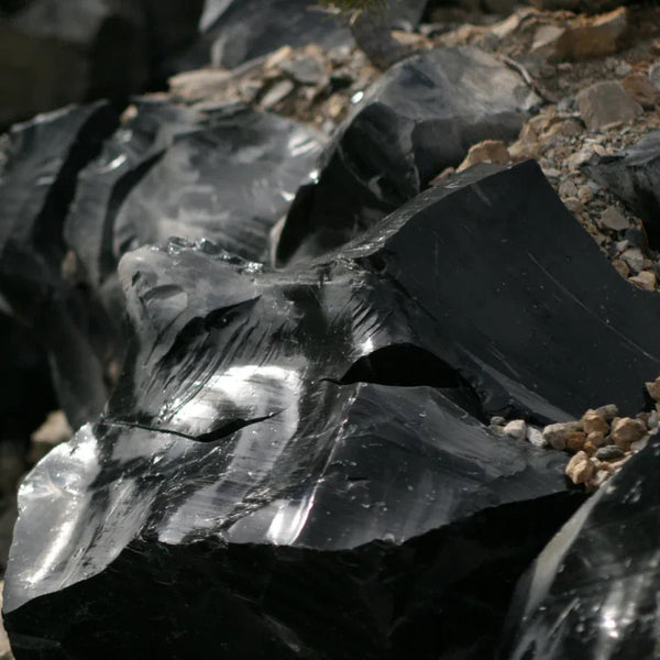 Obsidian stone