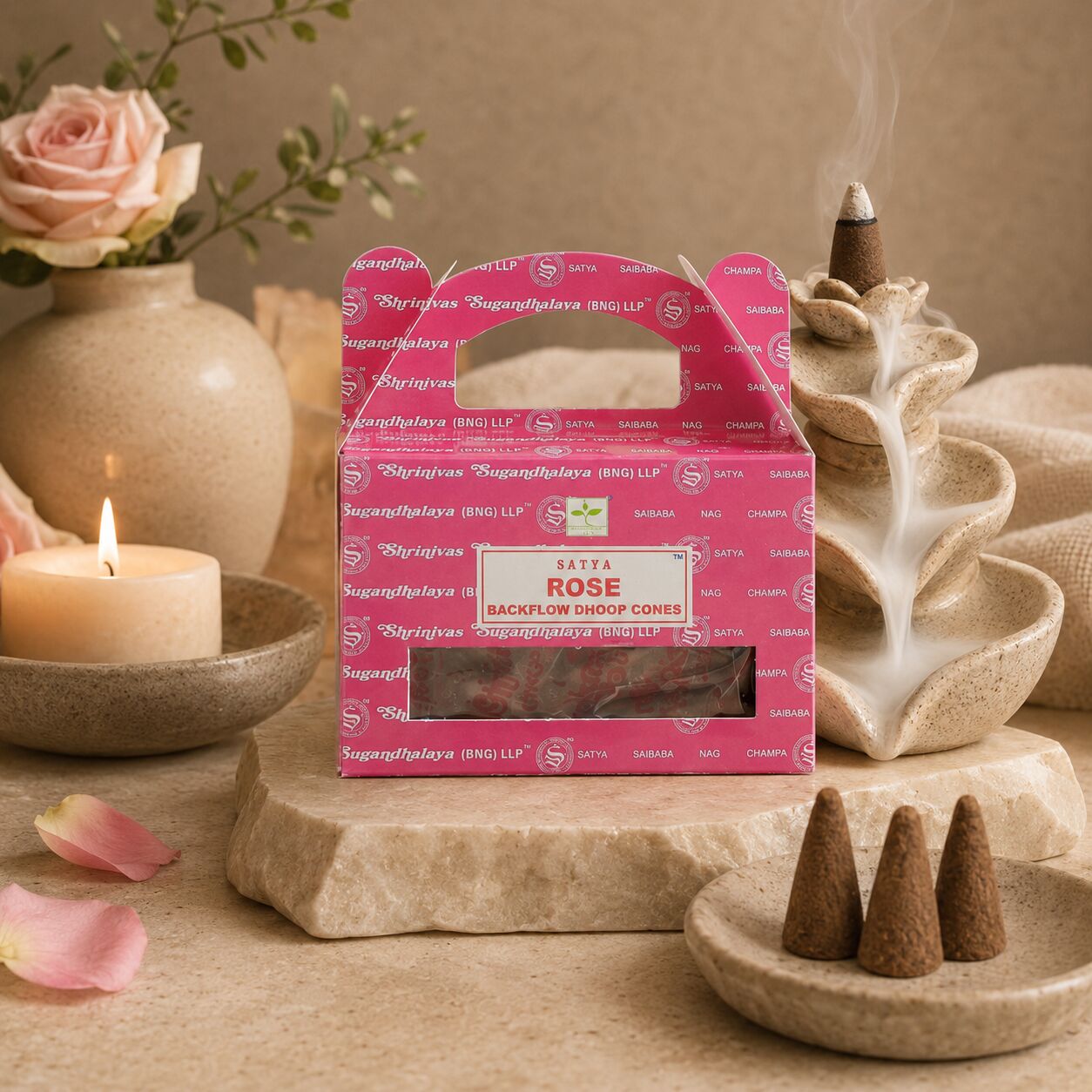 Assorted Backflow Incense Cones – 144 Cones
