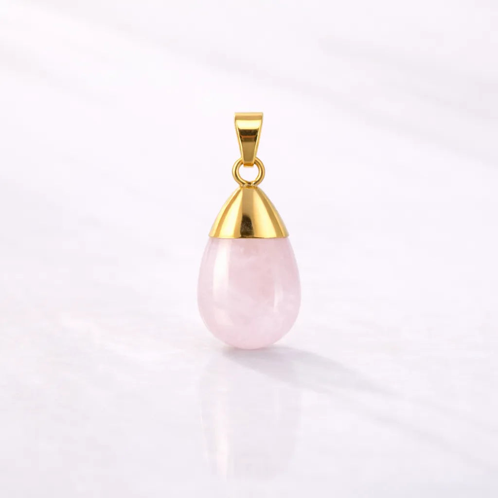 Custom Crystal Sterling Silver Pendant — Personalized Healing Jewelry