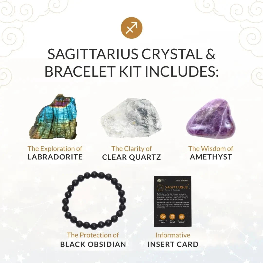 Sagittarius Crystal & Bracelet Kit