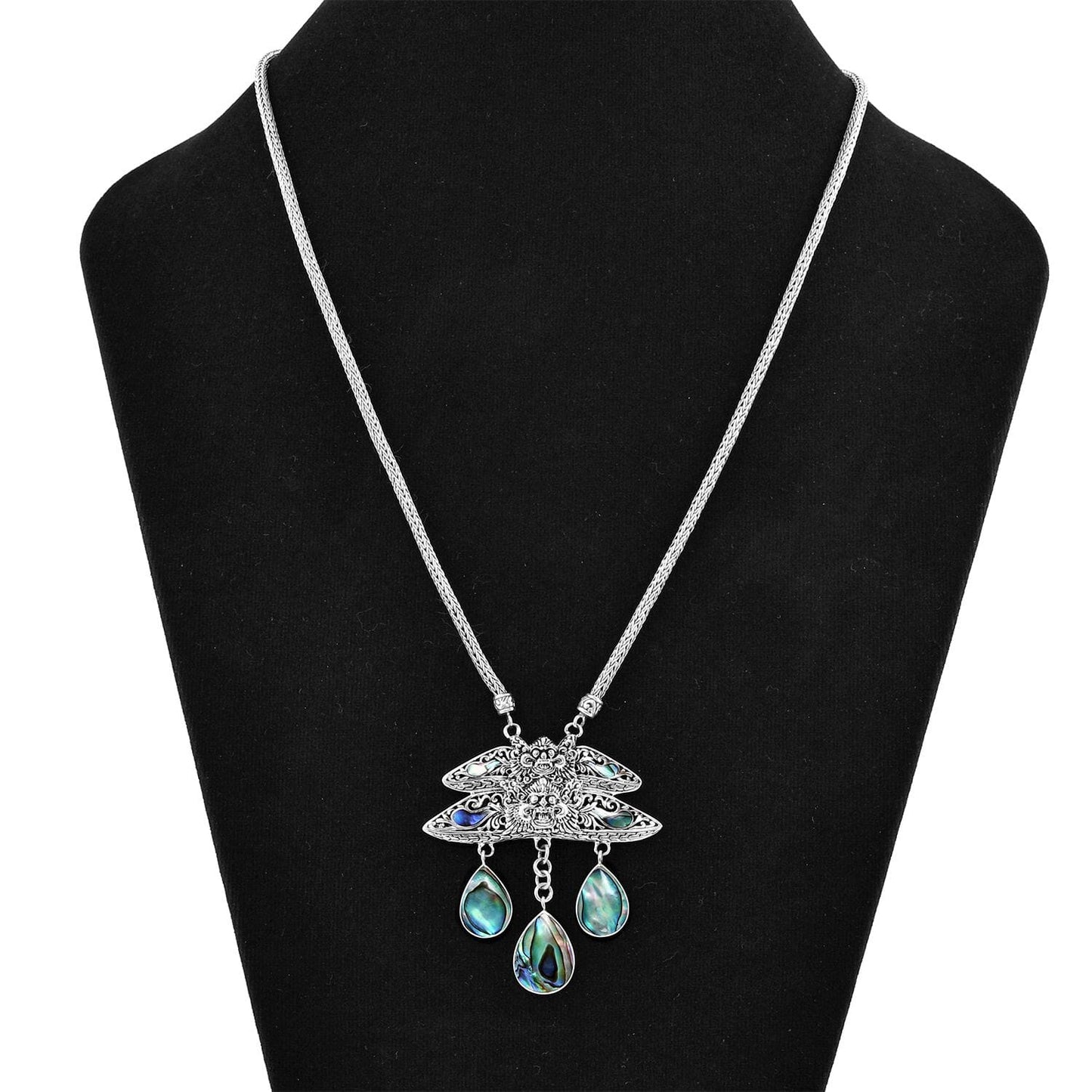 Balinese Abalone Shell Barong Necklace – A Symbol of Protection & Harmony