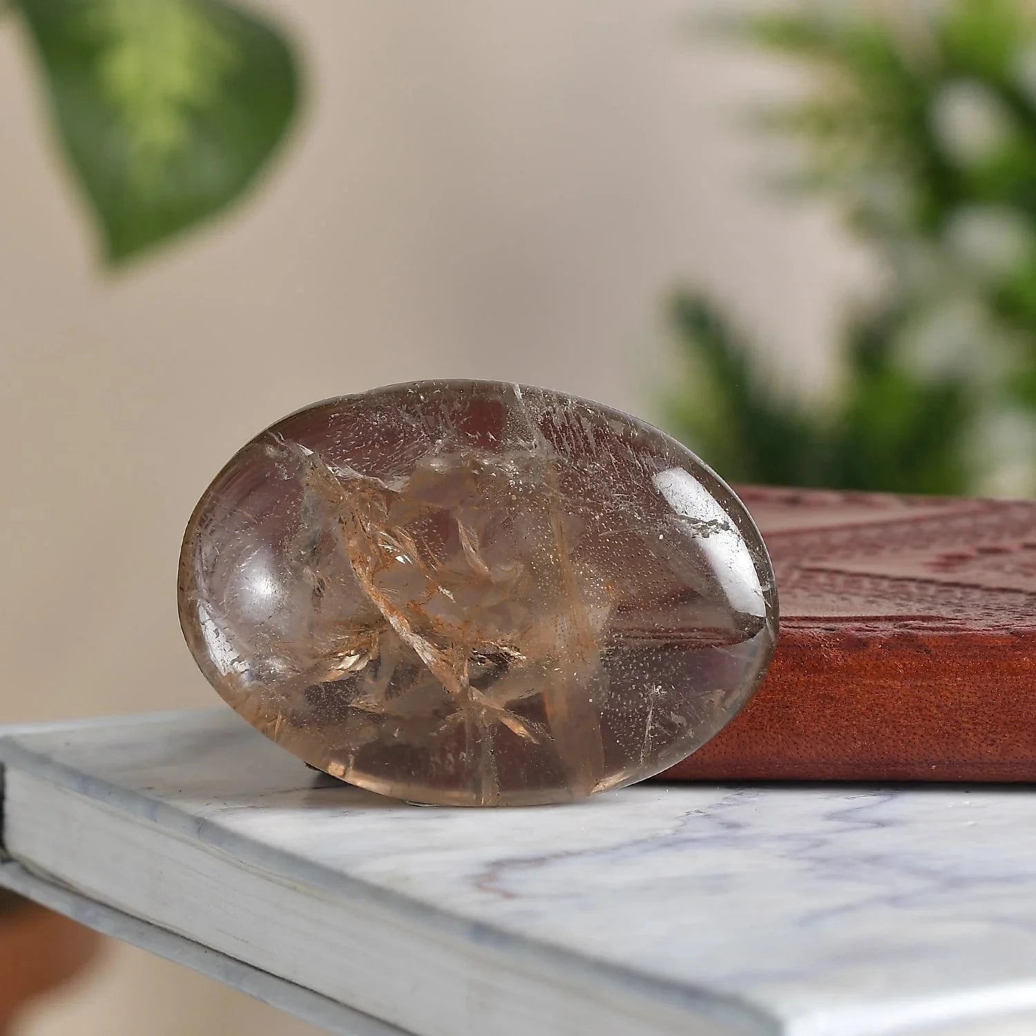 Smokey Quartz Palm Stone – Pocket-Sized Zen for Busy Lives
