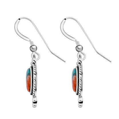 Turquoise Solitaire Earrings in Sterling Silver – Timeless Energy & Beauty