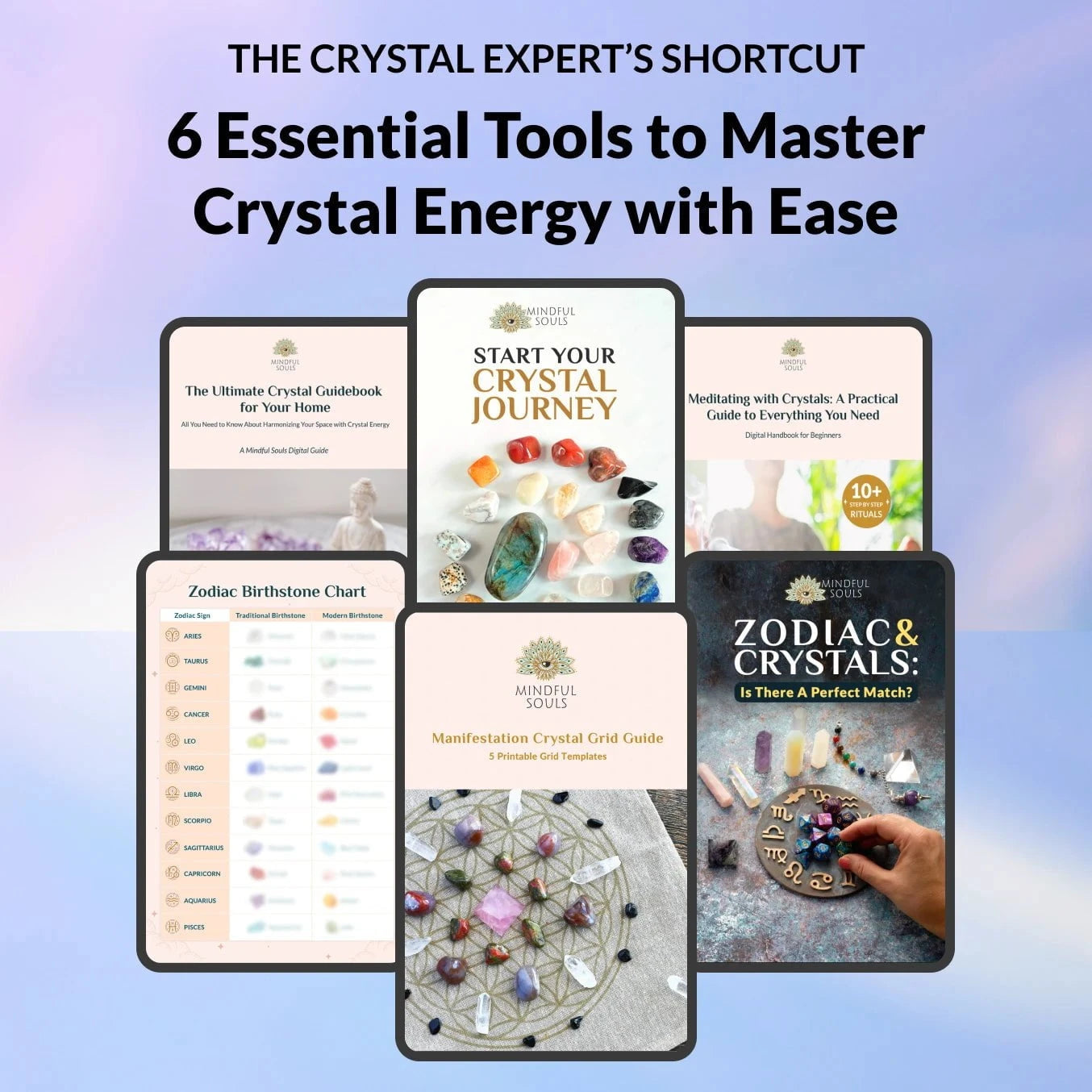 The Crystal Expert’s Shortcut (6x Digital & Printable products)