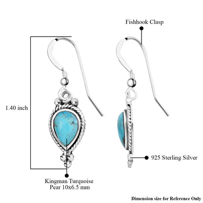 Turquoise Solitaire Earrings in Sterling Silver – Timeless Energy & Beauty