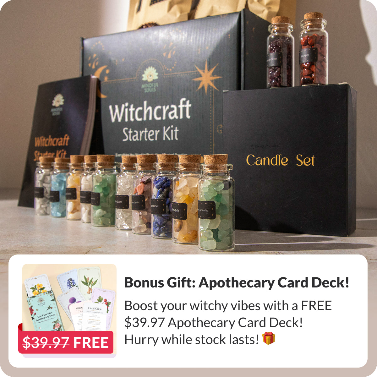 Witchcraft Starter Kit + FREE Apothecary Deck