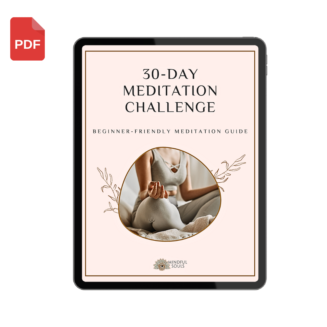 30-Day Printable Meditation Challenge Guide