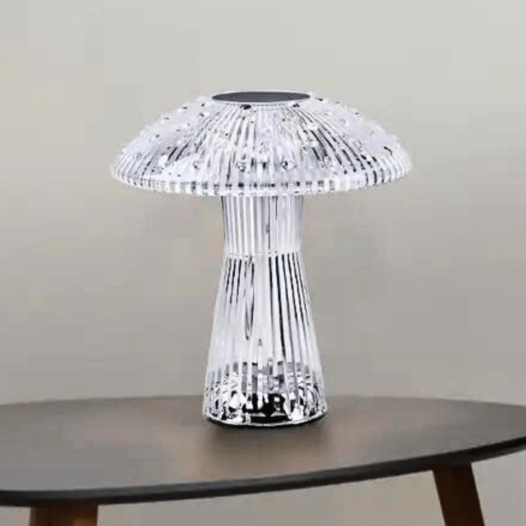 Mushroom Shaped Crystal Table Lamp FREE GIFT