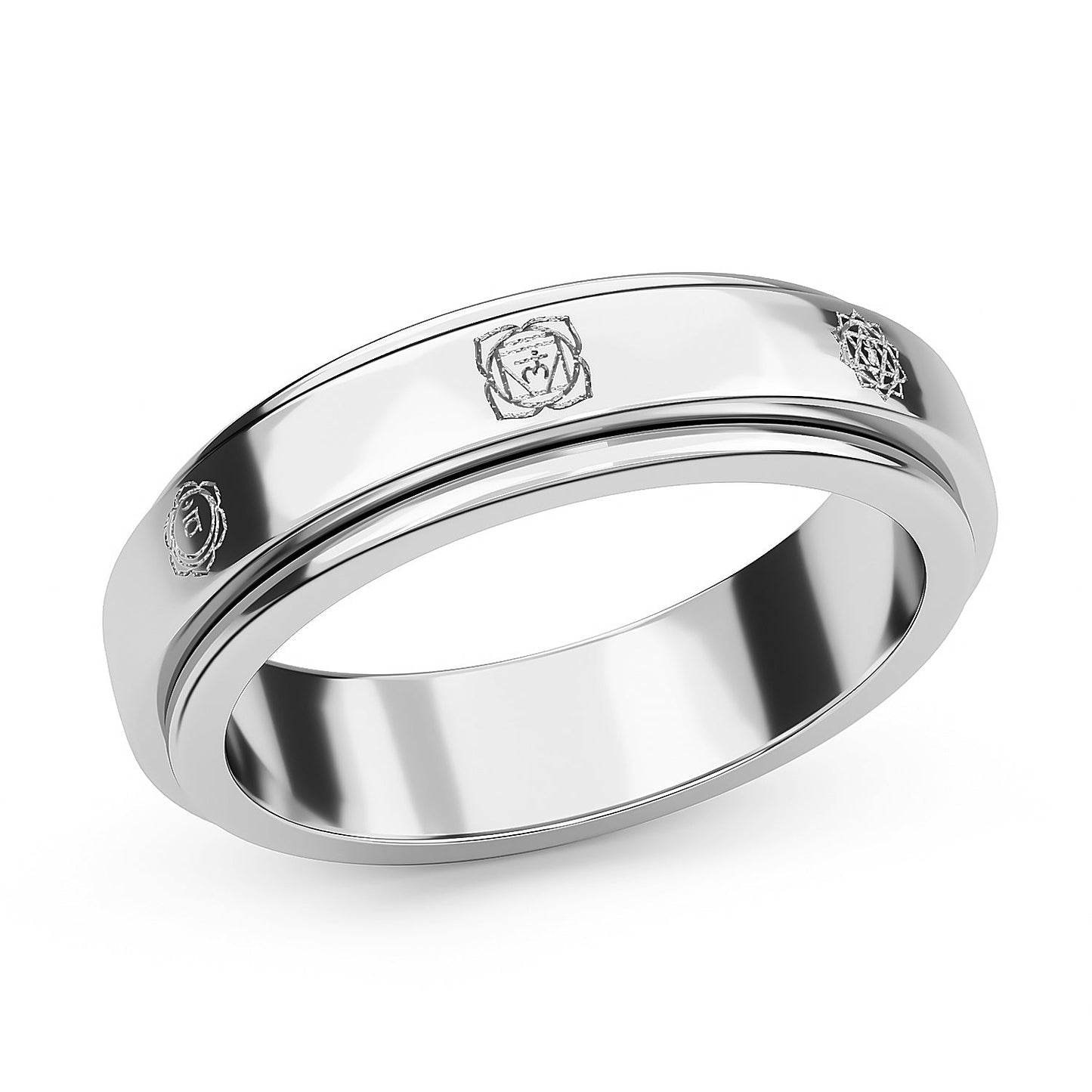 Chakra Spinner Ring