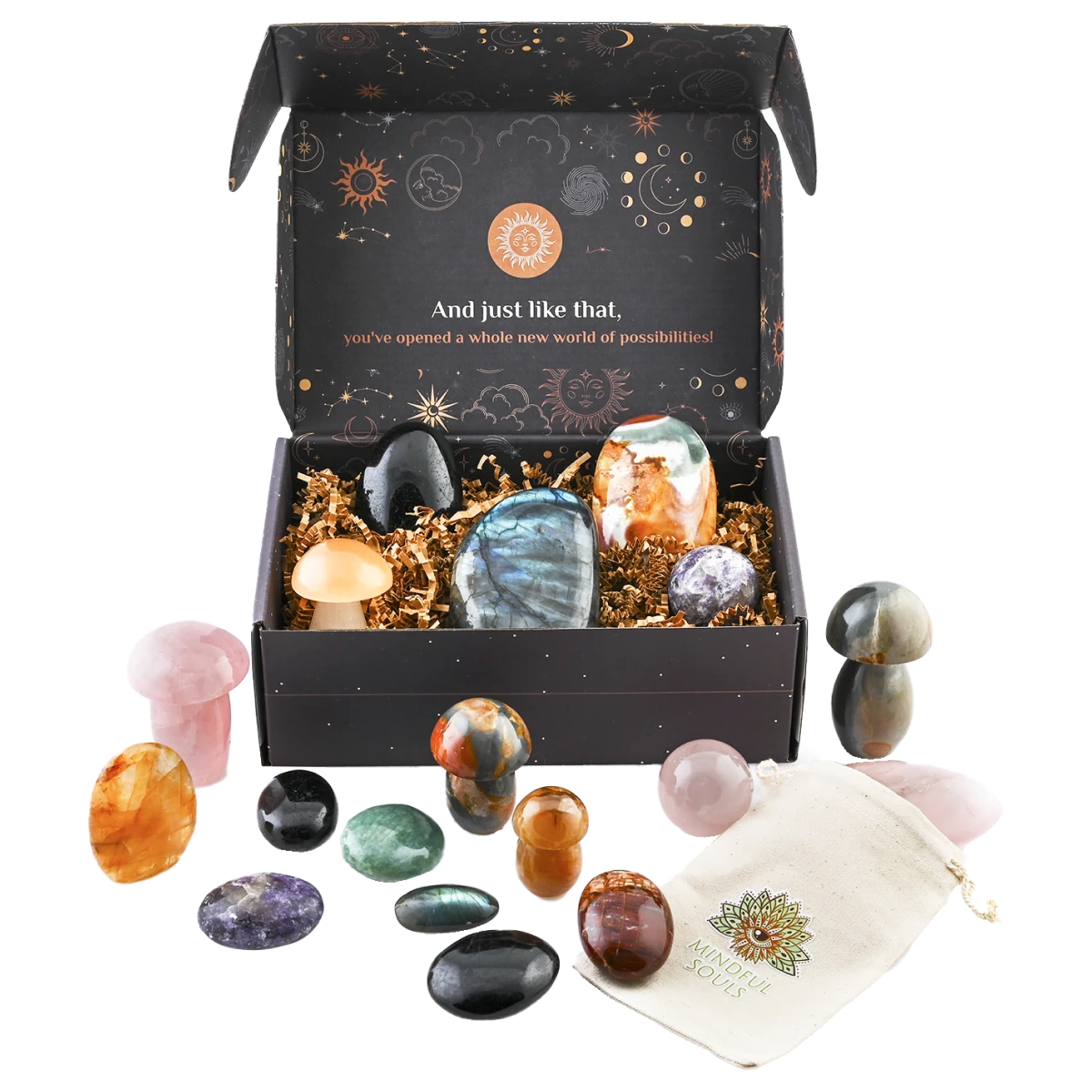 Premium Crystal Discovery Gift Box + FREE Crystal Wisdom Deck