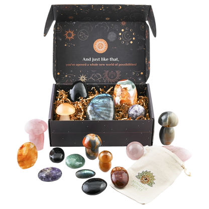 Premium Crystal Discovery Gift Box + FREE Crystal Wisdom Deck