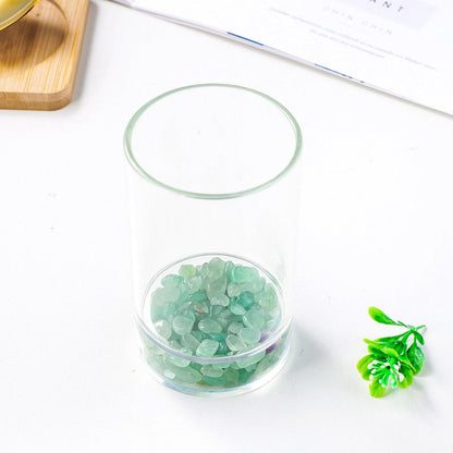 Natural Gemstone Glass Water Cup