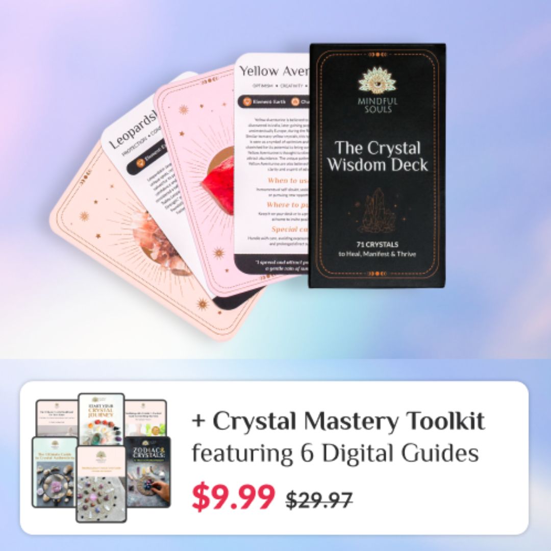 Crystal Wisdom Card Deck & The Complete Crystal Mastery Toolkit