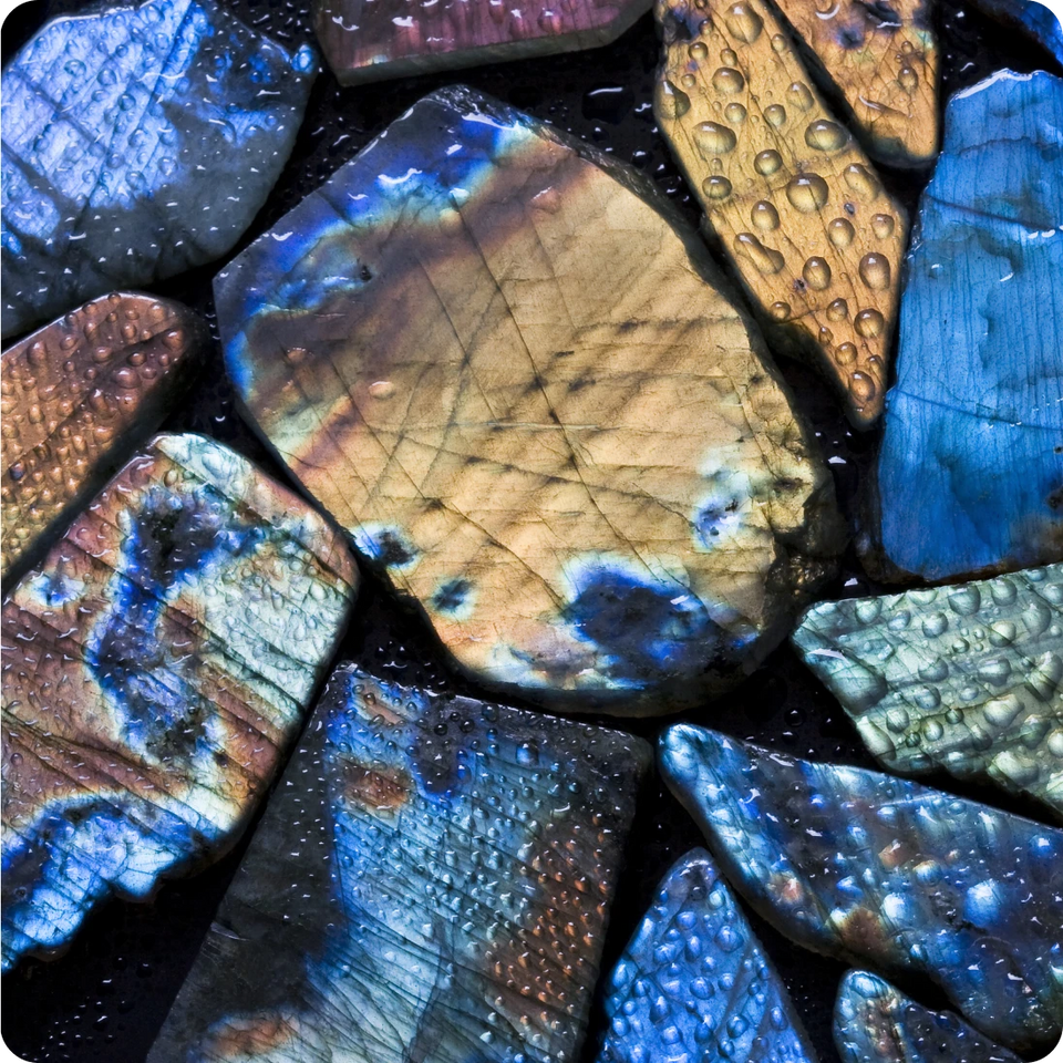 Natural Raw Labradorite Stones – MindfulSouls