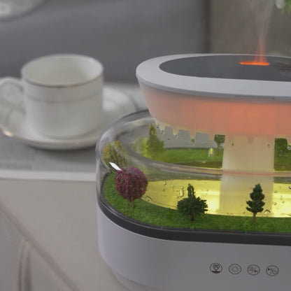 Raindrop Essential Oil Diffuser — 7 Colors + Sound