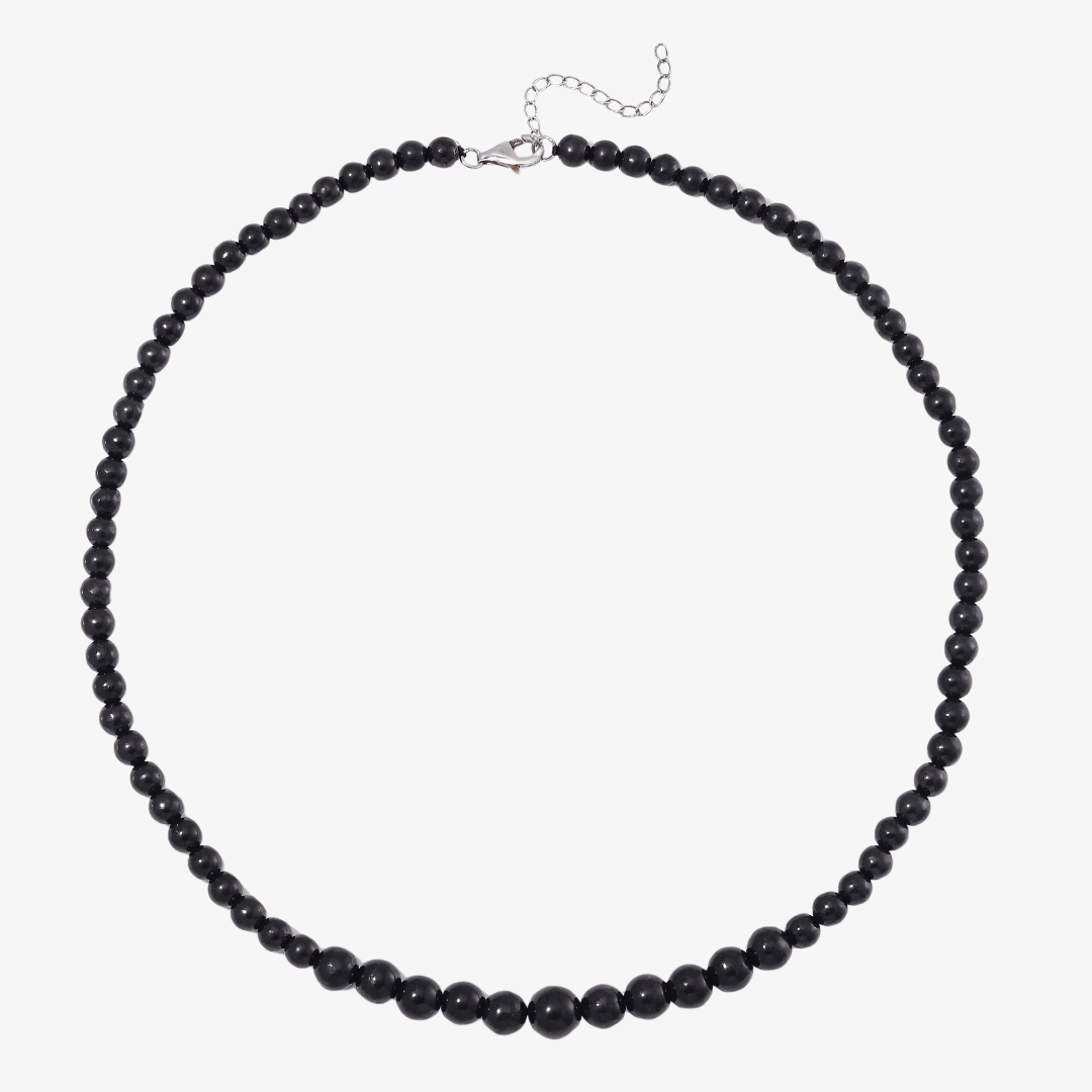 Natural Shungite Necklace For Powerful Protection (20 inches)  - FREE GIFT