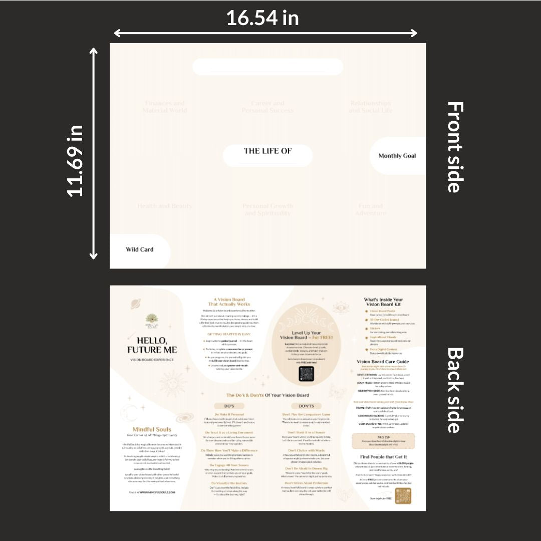 Mindful Souls Vision Board Kit – See It, Believe It, Become It