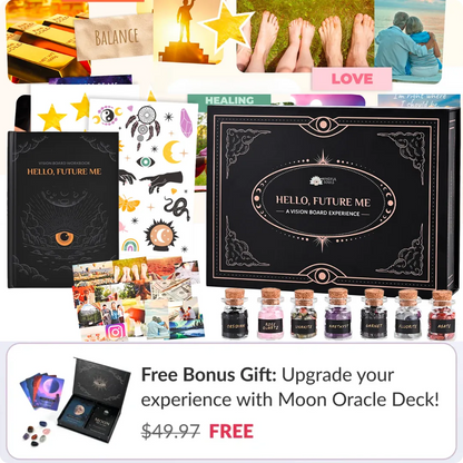 Mindful Souls Vision Board Kit + FREE Moon Oracle Deck