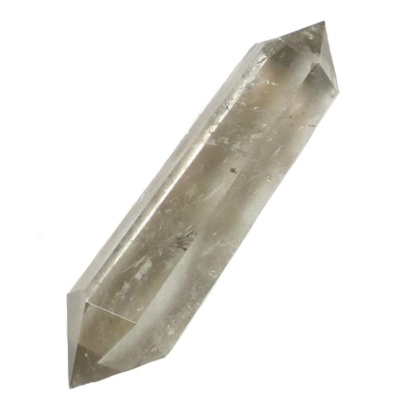 Polished Smoky Quartz Double Terminated Crystal Point