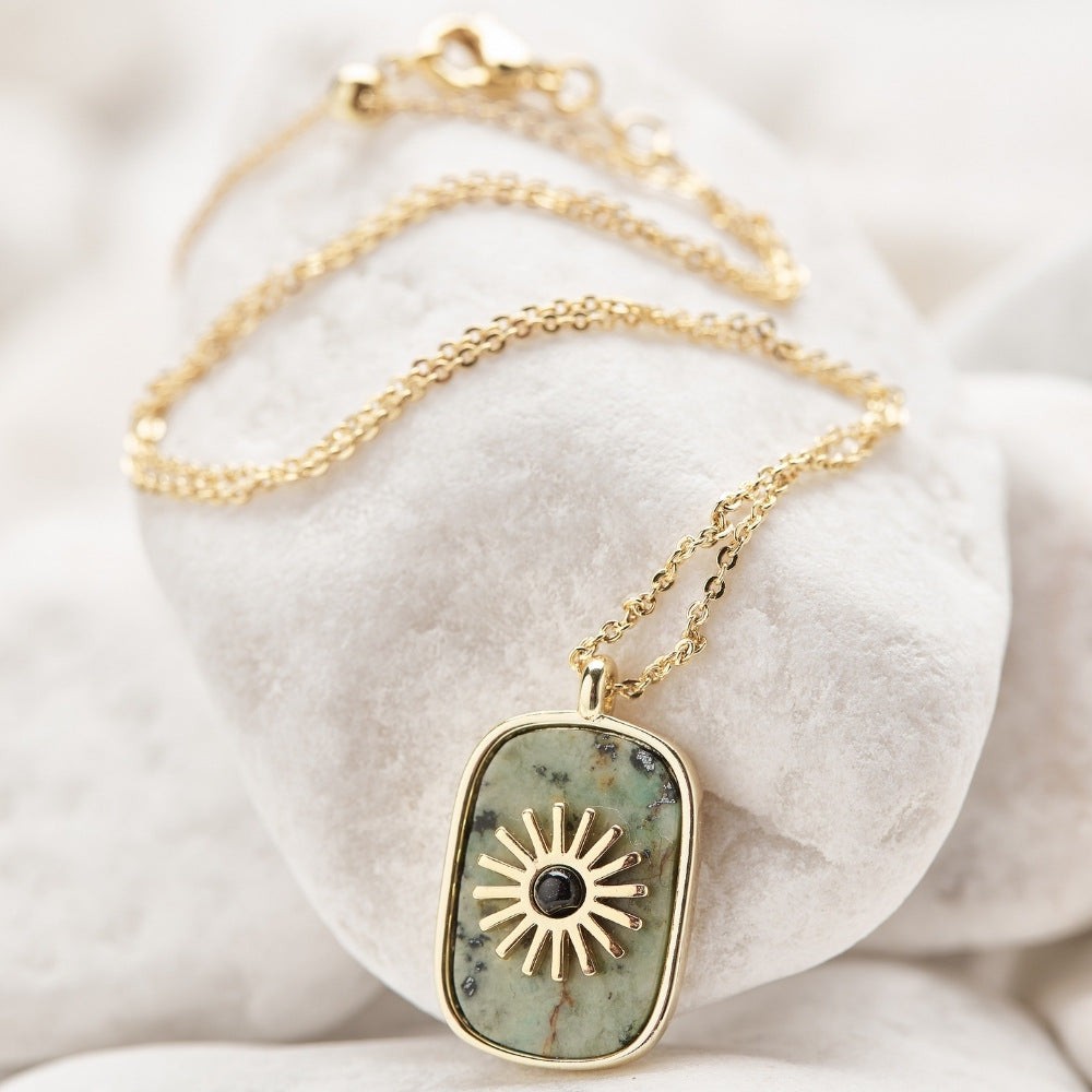 Crystal on sale sunflower necklace