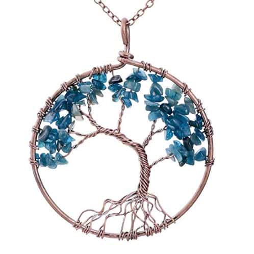 Blue sandstone store tree wire pendant