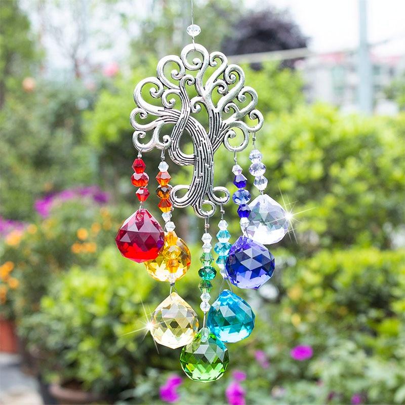 Crystal Glass Wind Chimes